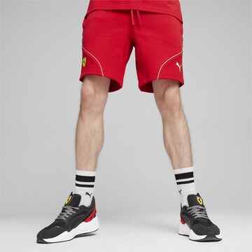 Regular Pantalon de sport 'Scuderia Ferrari' PUMA en rouge : devant