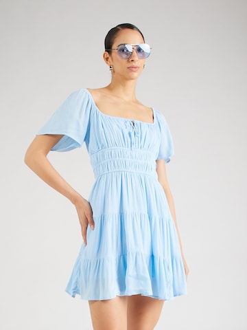 HOLLISTER Letnia sukienka w kolorze niebieski: przód