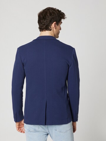 ABOUT YOU x Kevin Trapp Slim fit Blazer 'Gian' in Blue