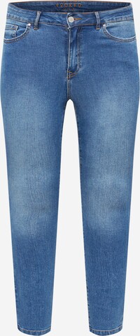 EVOKED Skinny Jeans 'Ekko' in Blauw: voorkant