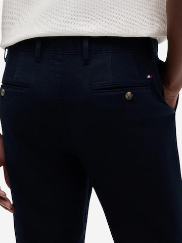 TOMMY HILFIGER Slimfit Broek 'Denton' in Blauw