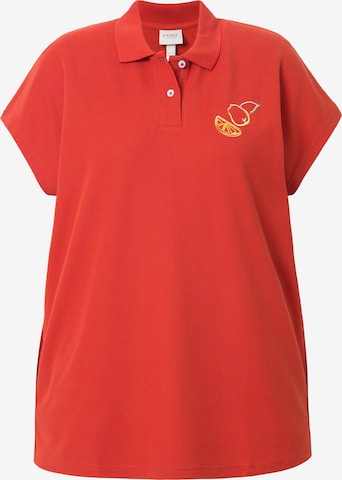 T-shirt Ulla Popken en rouge : devant
