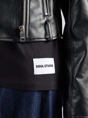 Smith&Soul - Camisa oversized em preto