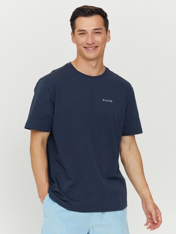 mazine Shirt ' Stundon Printed T ' in Blue