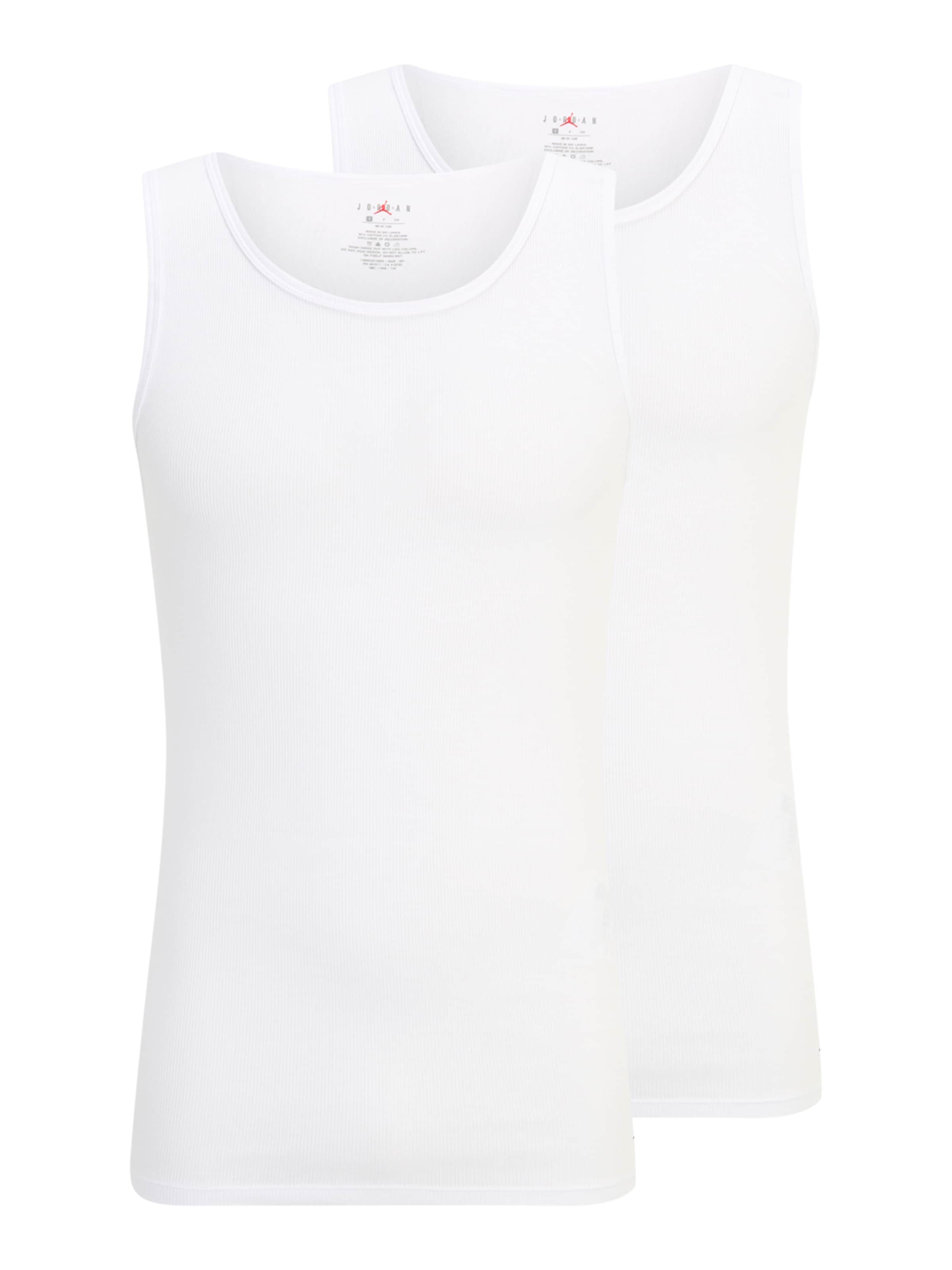 Jordan Undertröja 'FLIGHT' i vit: framsida