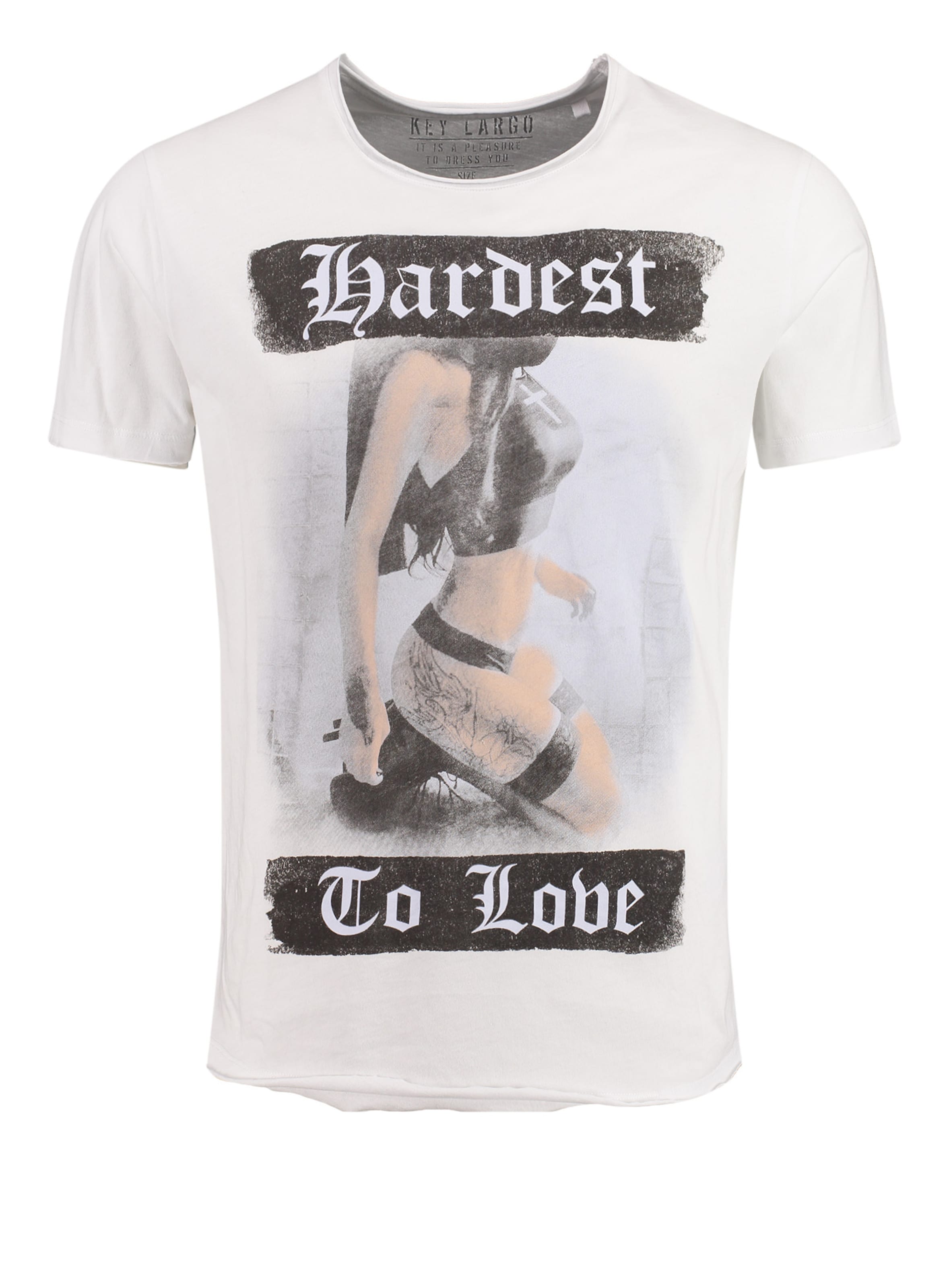 Key Largo Särk 'MT LEVEL', värv valge: eest vaates