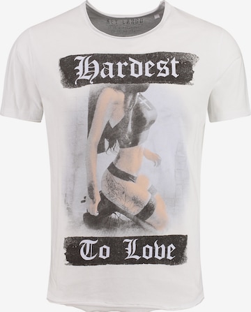 Key Largo T-shirt 'MT LEVEL' i vit: framsida