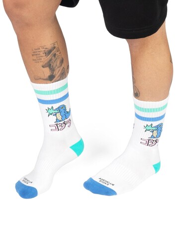 American Socks Socken 'Gojira'‌‌‌‌‌‌‌‌ in Weiß