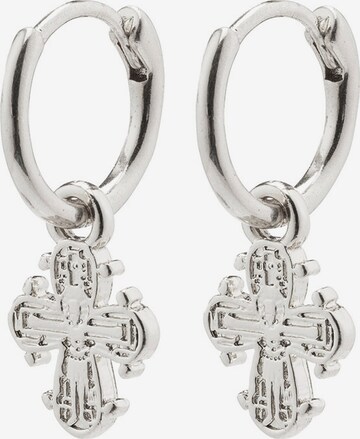 Boucles d'oreilles 'DAGMAR' Pilgrim en argent : devant