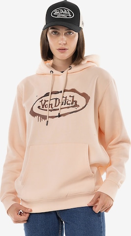 Von Dutch Pullover '320 Prevent' in Beige: Vorderseite