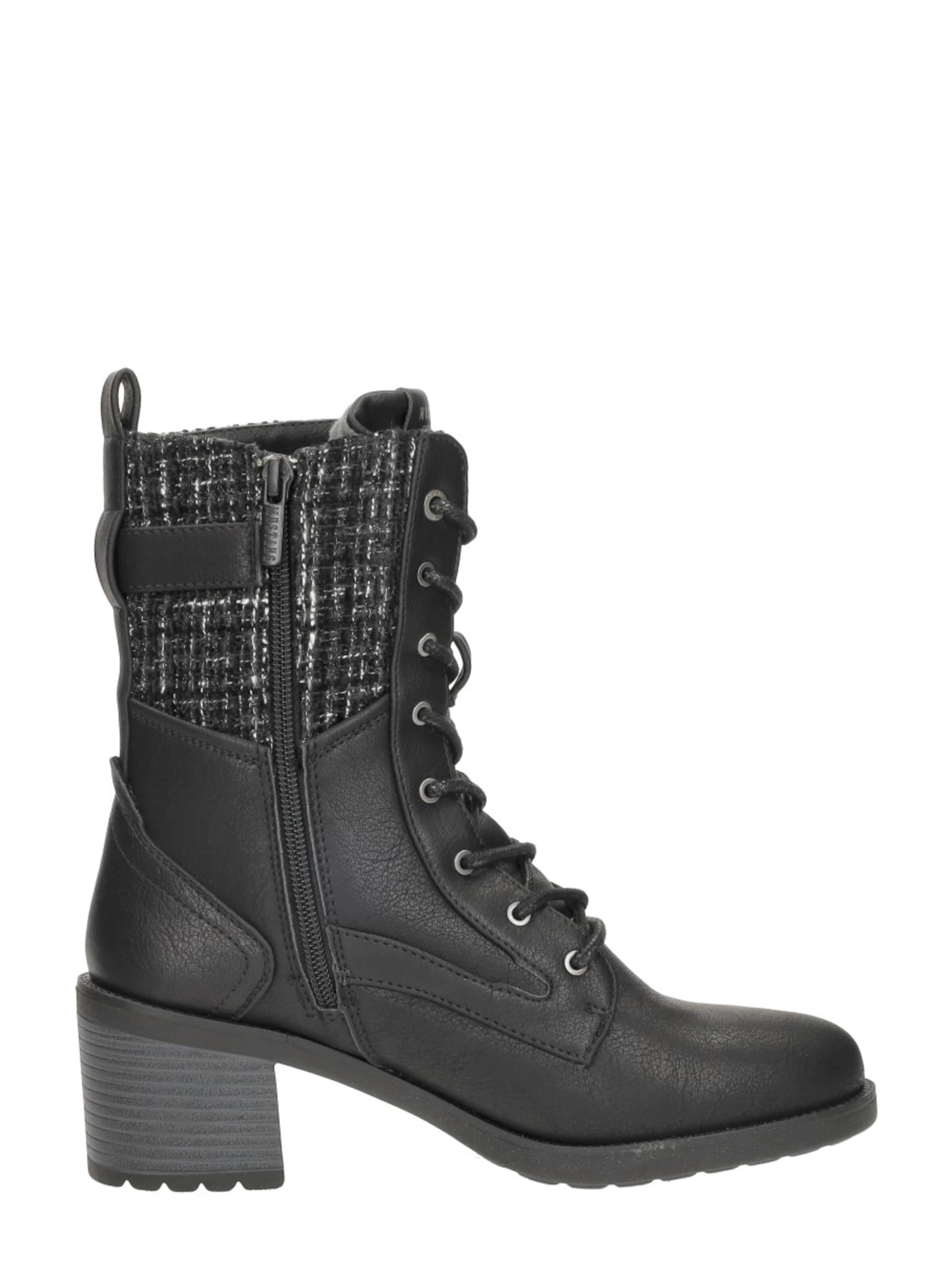 Bottines à lacets 'Hak' MUSTANG en noir