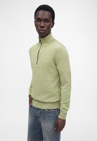 Pullover 'Kanobix' di BOSS in verde