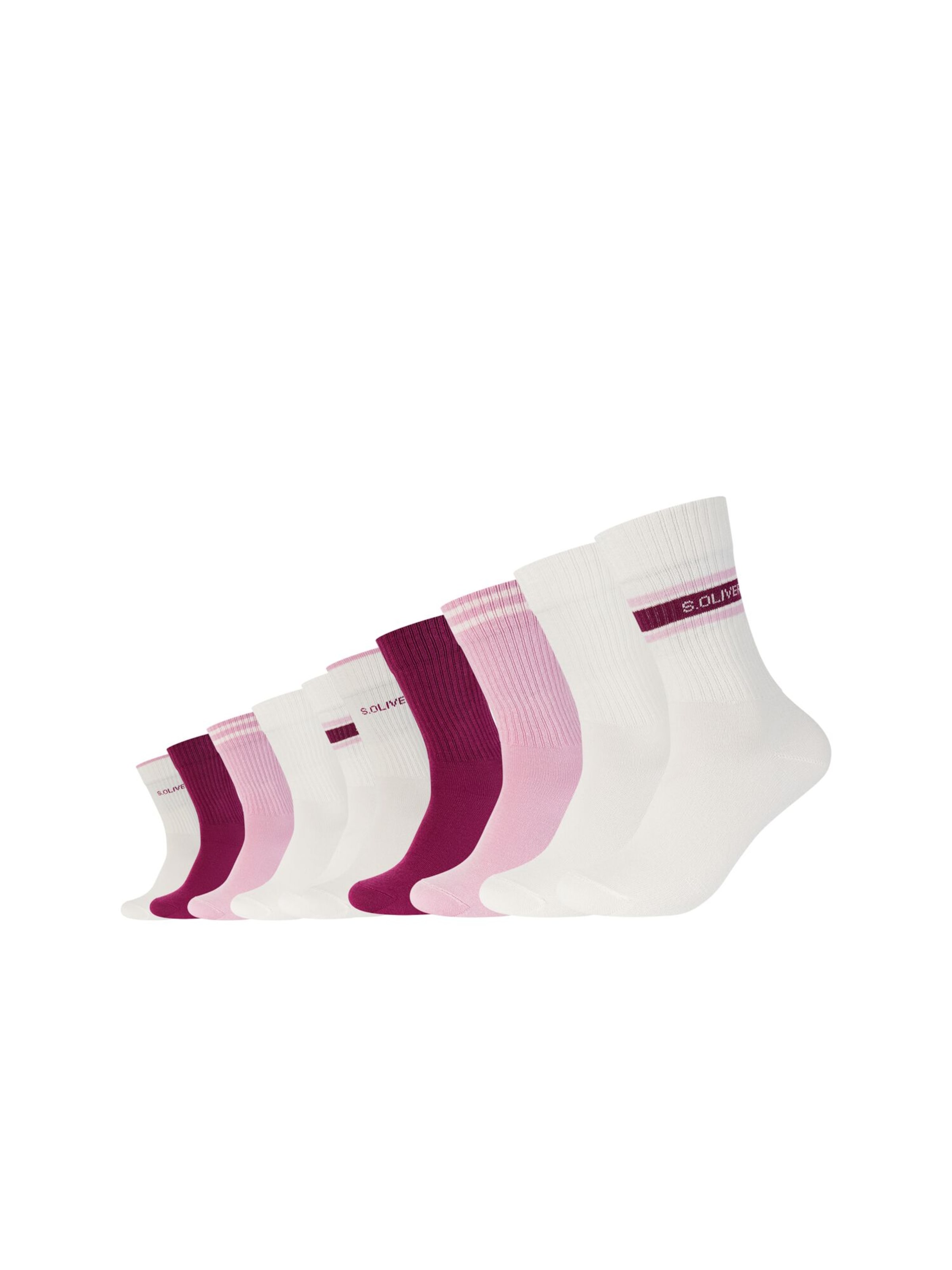 s.Oliver Sokken in Wit: voorkant