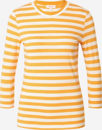 s.Oliver Shirt in Oranje: voorkant