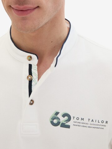 TOM TAILOR T-shirt i vit