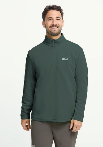 JACK WOLFSKIN Sweatshirt in Green: front