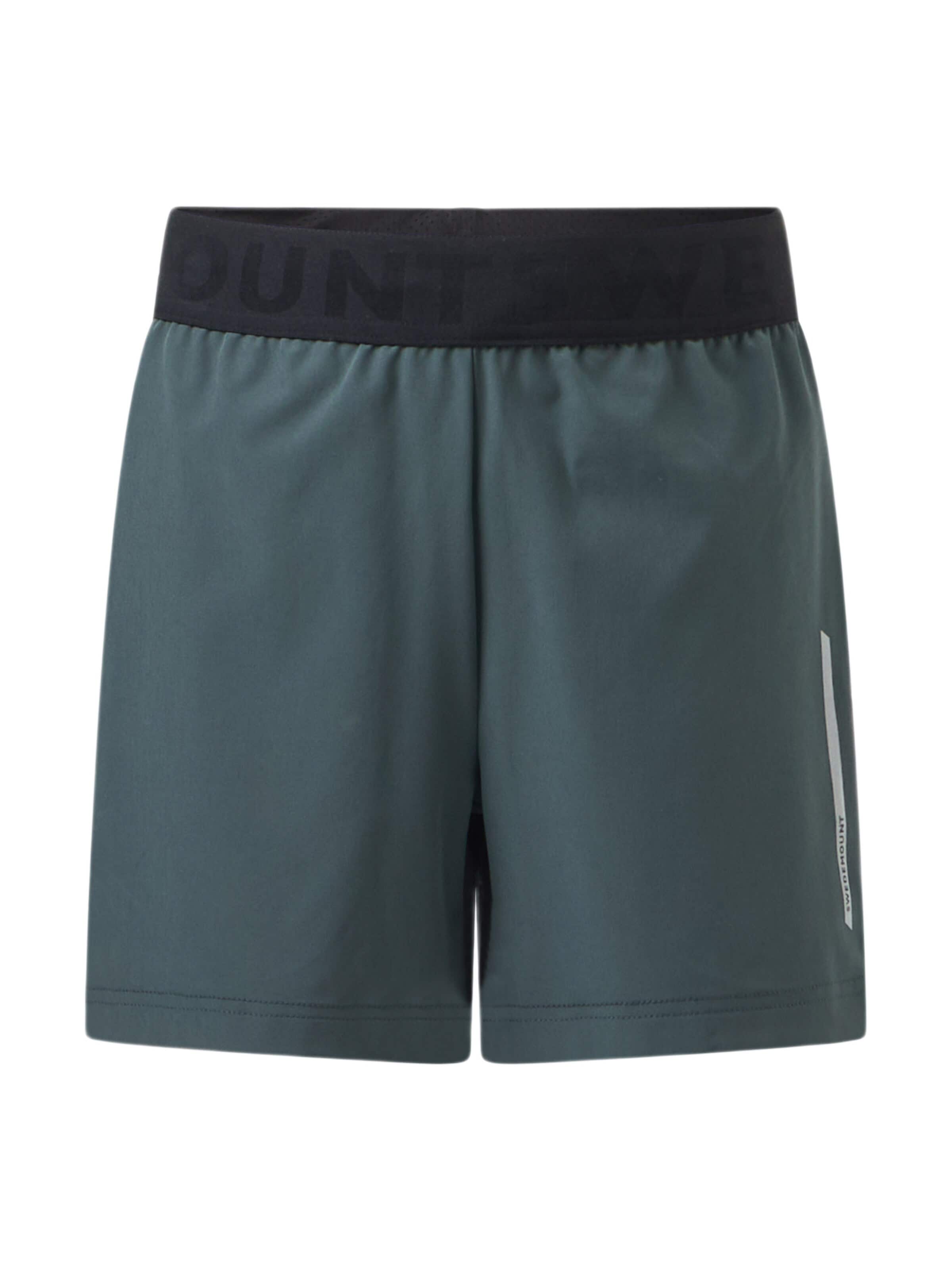 SWEDEMOUNT Regular Sporthose 'Core'‌‌‌‌‌‌ in Grün: Vorderseite