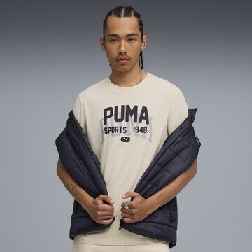 PUMA Shirt 'Varsity' in White: front