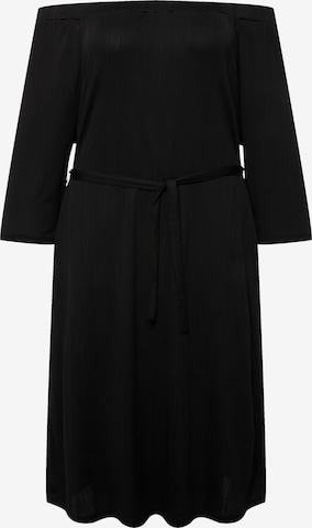 Ulla Popken Cocktail Dress in Black: front