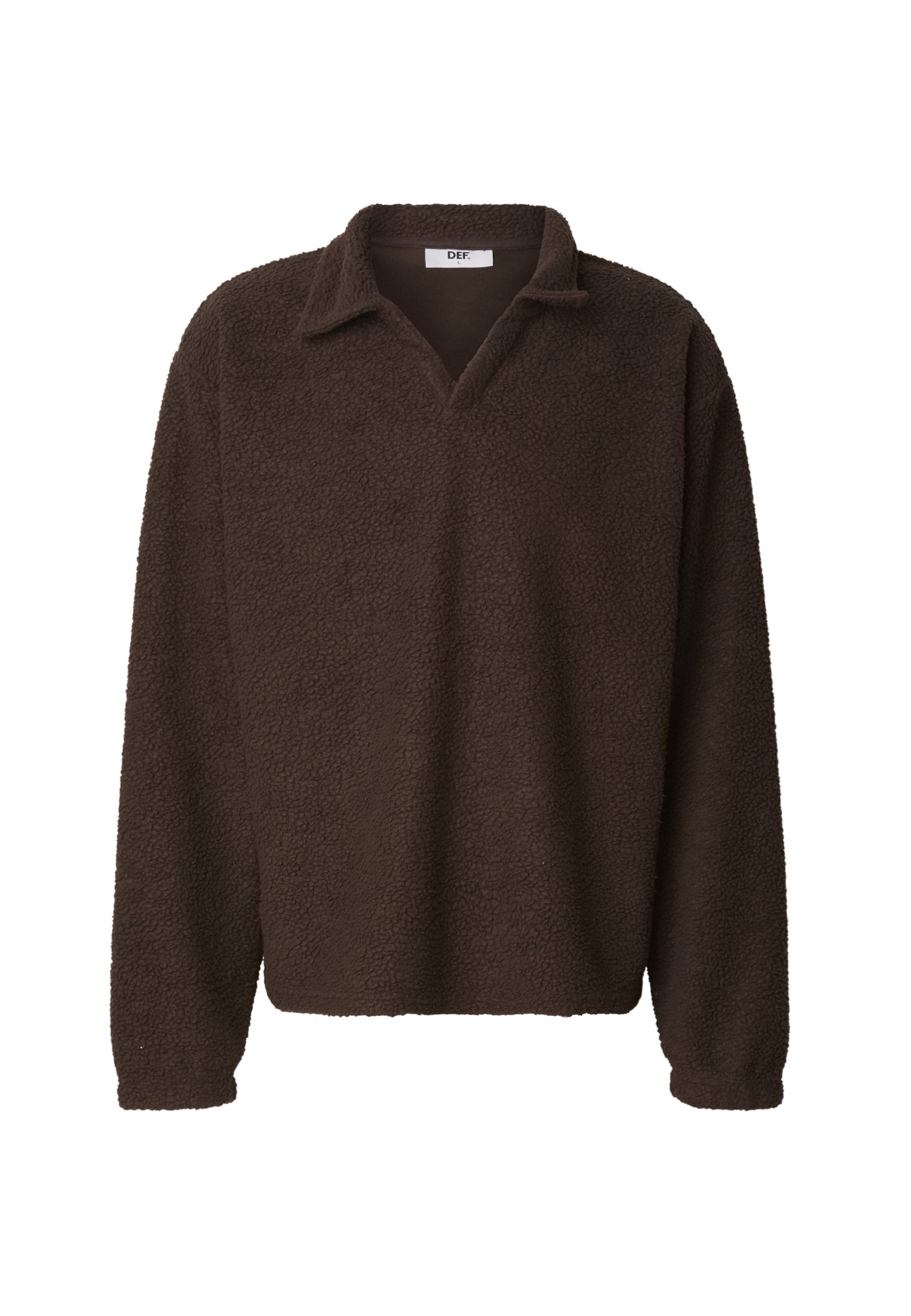 DEF Pullover in Braun: Vorderseite