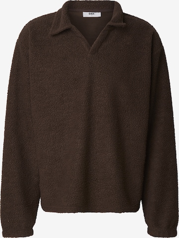 DEF Pullover in Braun: Vorderseite