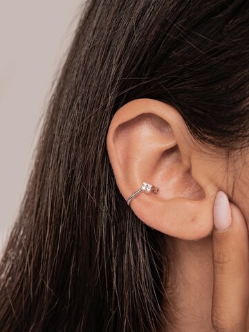 Hey Happiness Ohrringe 'Daisy' in Silber: Vorderseite