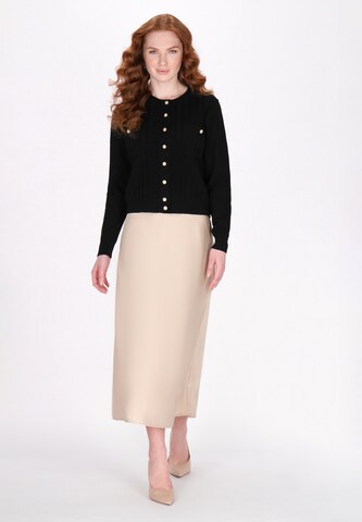 DreiMaster Klassik Вязаная кофта 'Classic Look' в Черный
