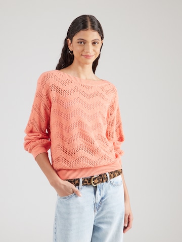 GARCIA Sweater in Orange: front