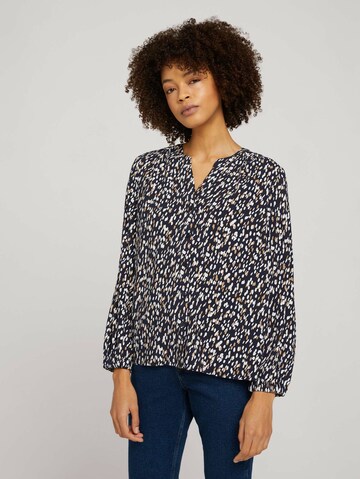 TOM TAILOR Blouse in Blue: front