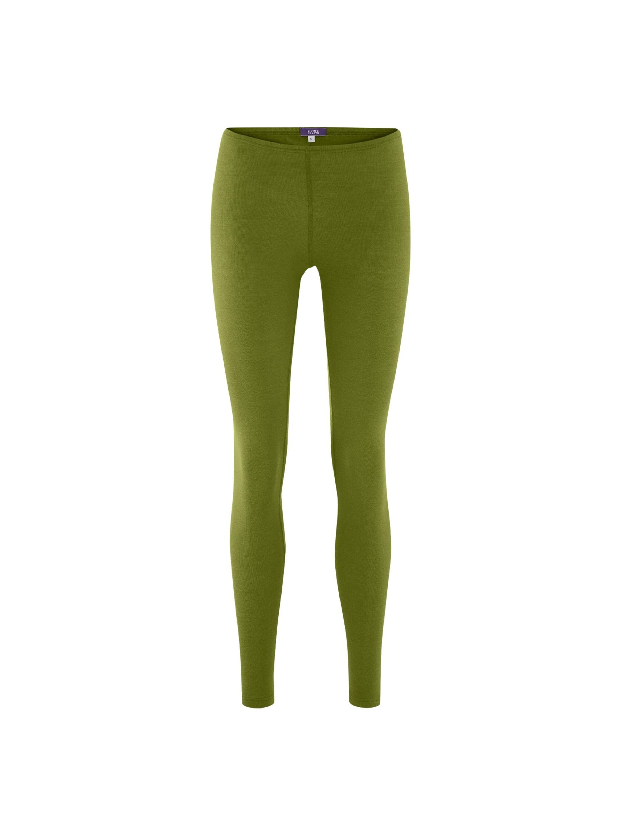 Living Crafts Leggings 'BASSY' in Green: front