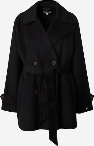 TOMMY HILFIGER Between-Seasons Coat in Black: front