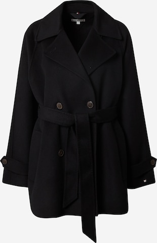 TOMMY HILFIGER Between-seasons coat in Black: front