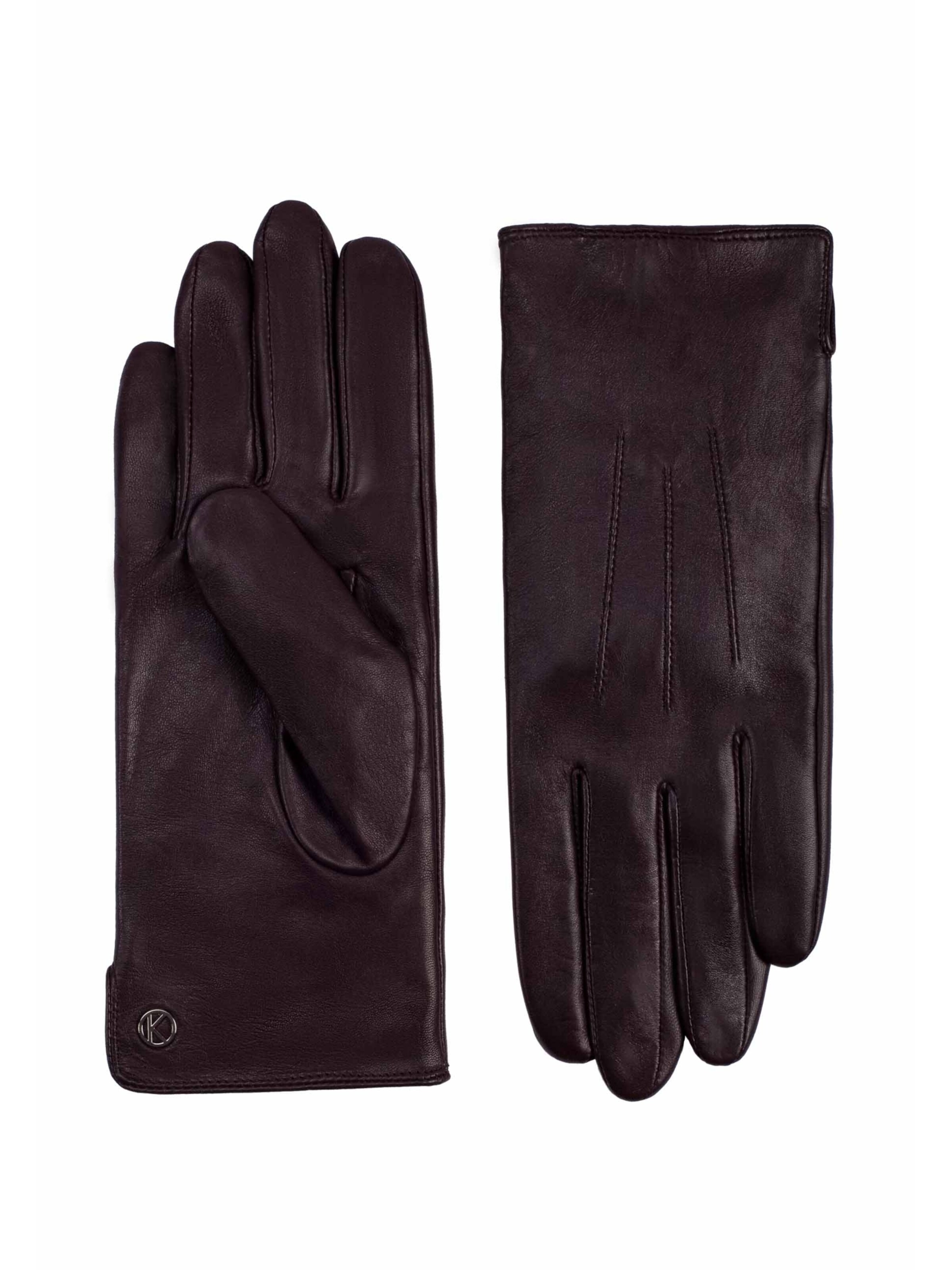 KESSLER Full Finger Gloves 'CARLA' in Brown