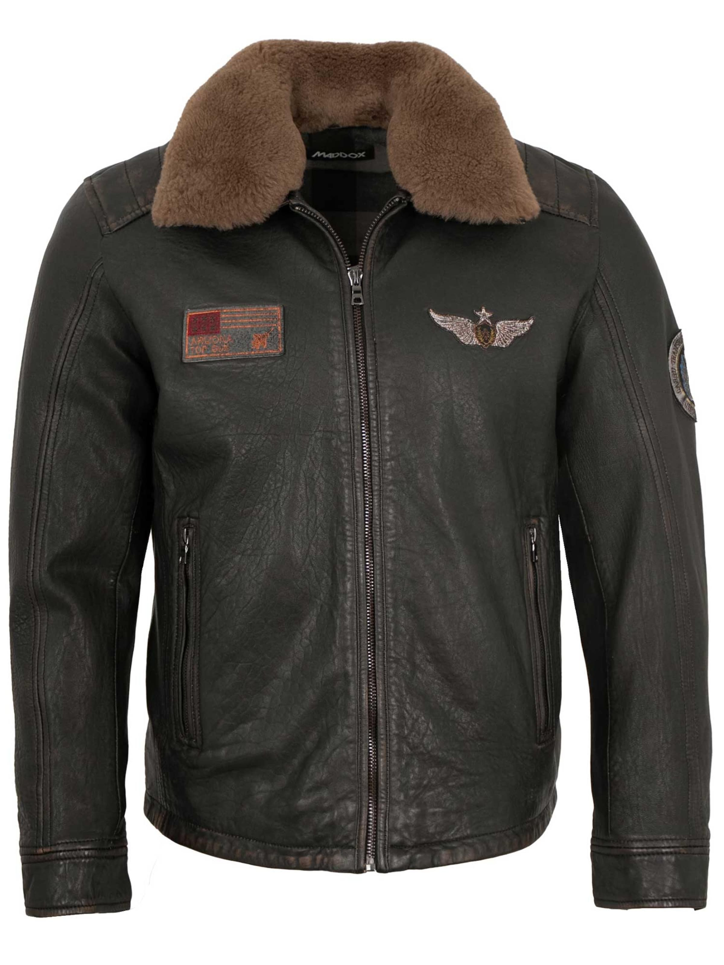 MADDOX Übergangsjacke 'Thilo' in Schwarz: Vorderseite