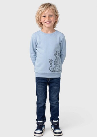 s.Oliver Sweatshirt in Blauw: voorkant