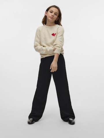 Pull-over 'VMBam' Vero Moda Girl en blanc