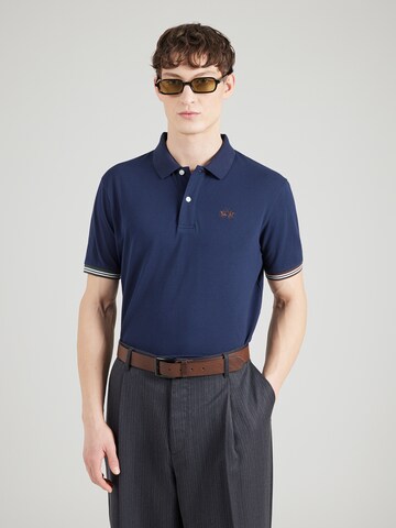 Maglietta di La Martina in blu: frontale