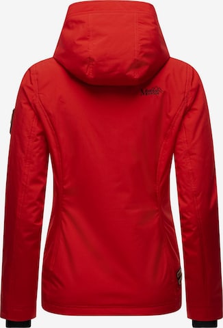 MARIKOO Between-season jacket 'Brombeere' in Red