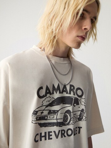 T-Shirt Pull&Bear en beige