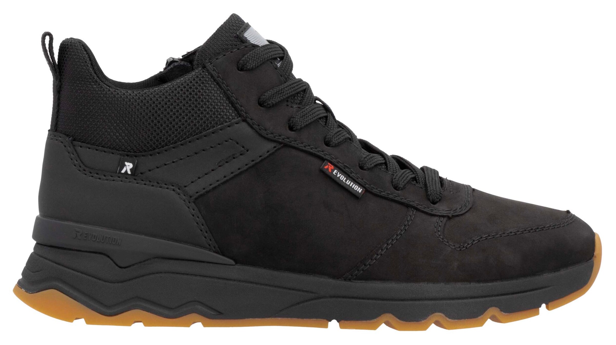 Rieker Sport Sneakers hoog in Zwart