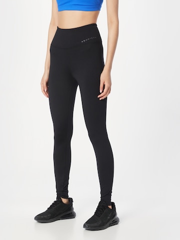 Röhnisch - Skinny Pantalón deportivo en negro: frente