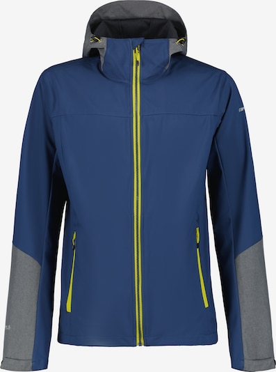 ICEPEAK Outdoorjacke 'Parowan' in dunkelblau / grau / limette, Produktansicht