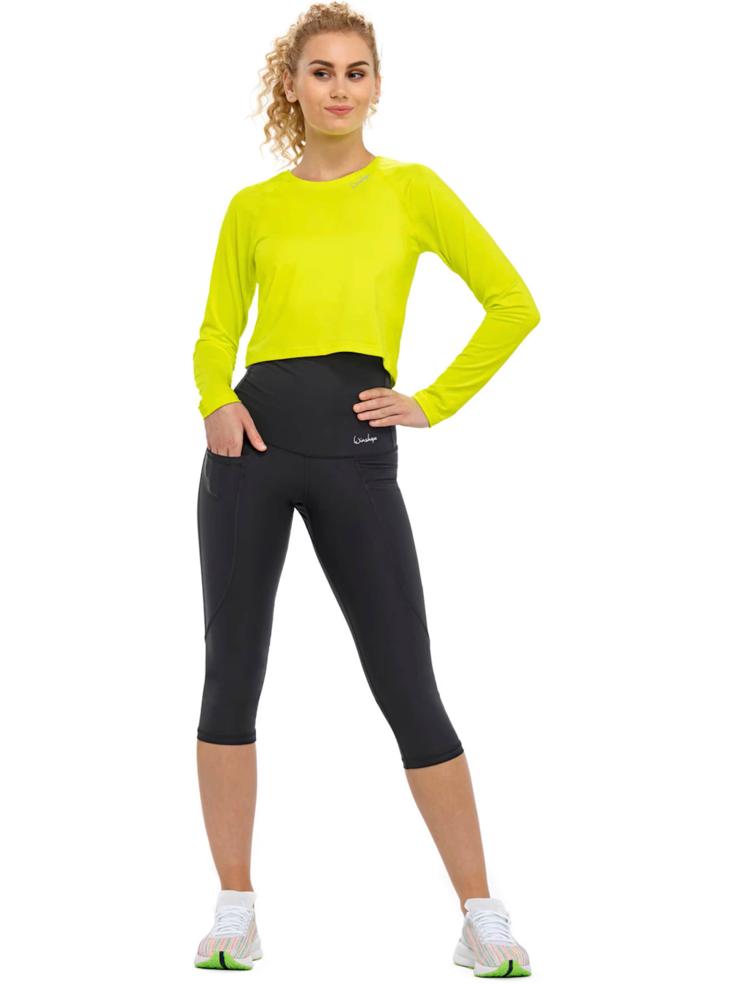 Winshape Slimfit Sportsbukser ' HWL214 ' i sort