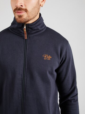 INDICODE JEANS Sweatvest 'Viktory' in Blauw