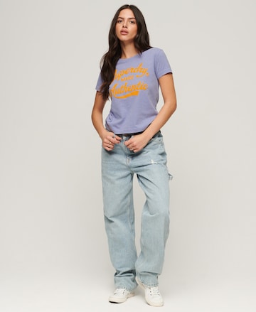 Superdry T-Shirt in Lila