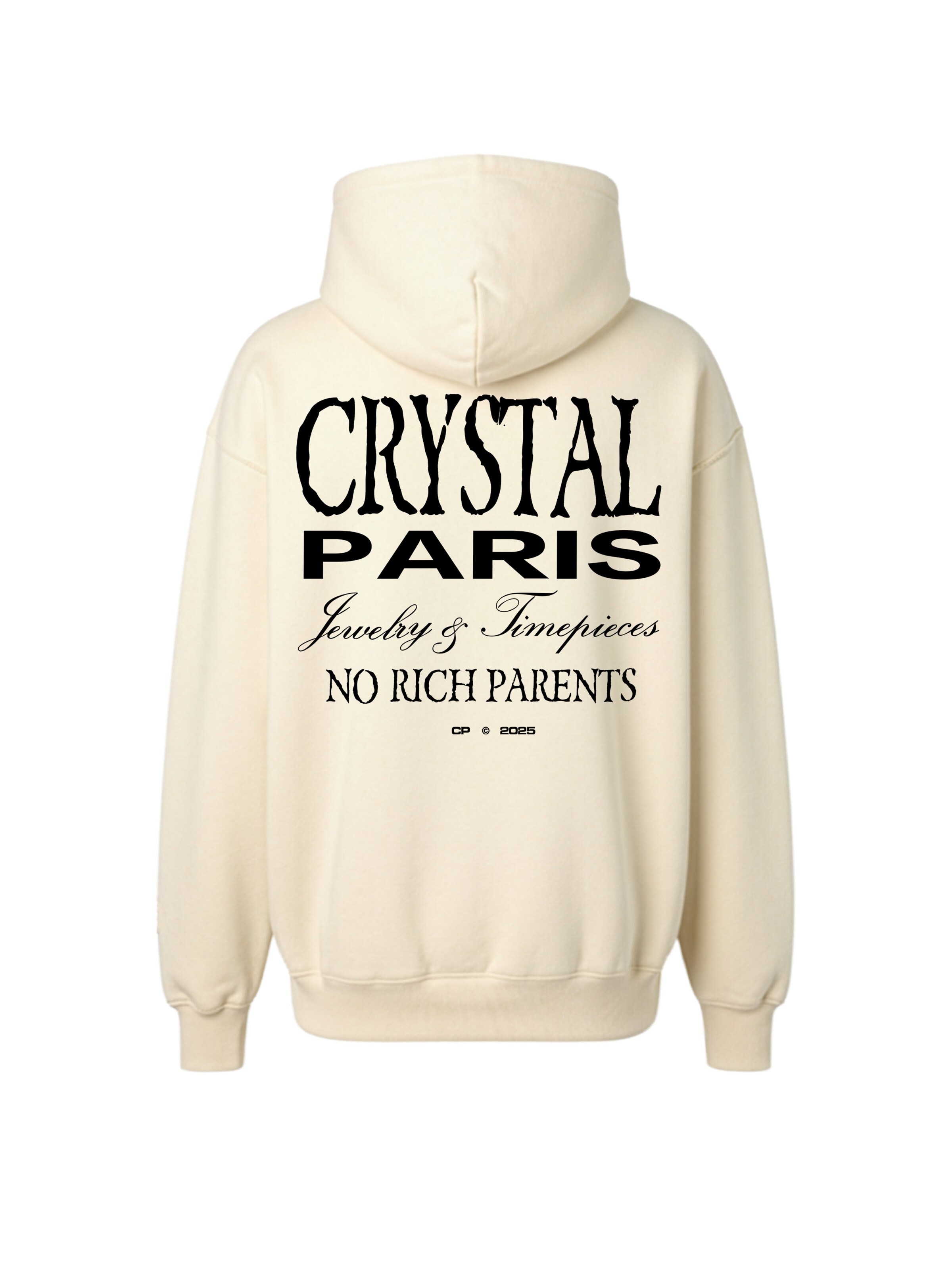 Crystal Paris Sweatshirt 'Rich' in Wit
