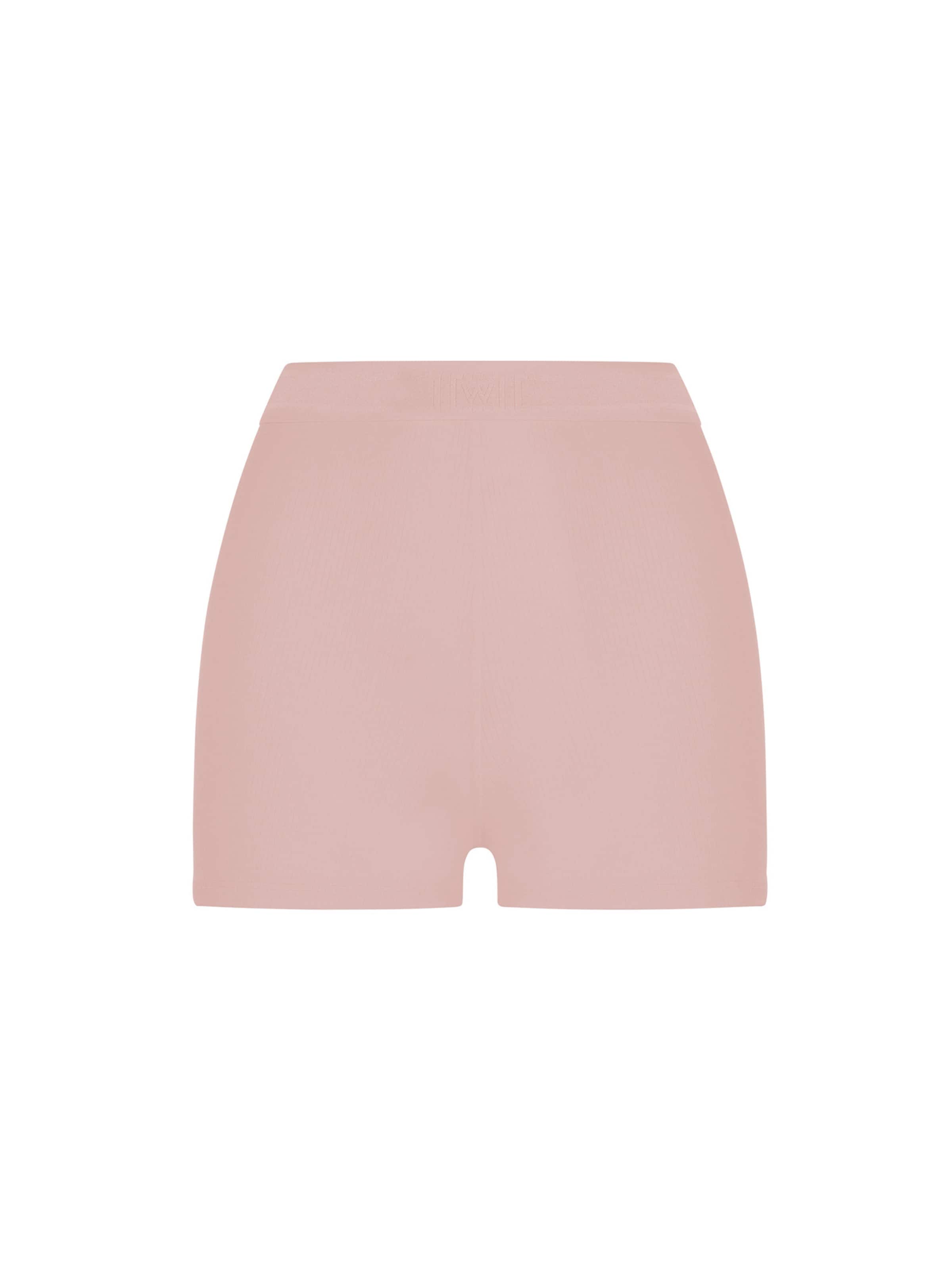 Wolford Skinny Radlerhose ' BIKE SHORT ' in Pink: Vorderseite