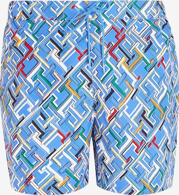 Tommy Hilfiger Underwear Board Shorts in Blue: front