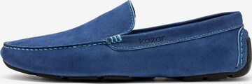 Kazar - Mocasines en azul: frente