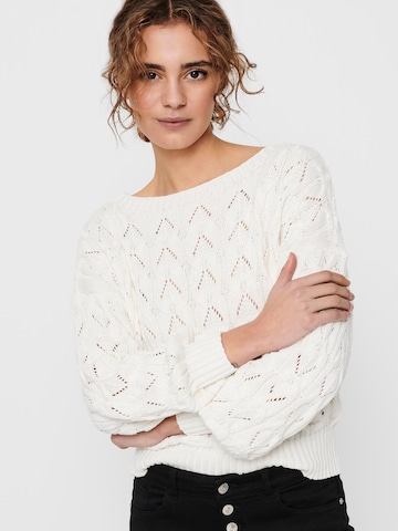 Pull-over 'Brynn' ONLY en blanc